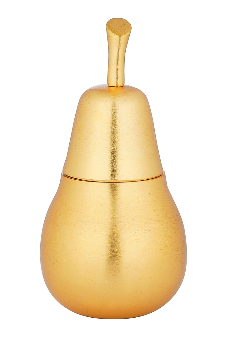 Gold Pear Shaped Candle (Set of 2) by Conscious Co at Pernia's Pop Up Shop