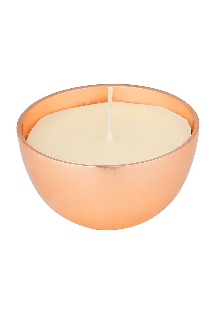 Rose Gold Apple Shaped Candle by Conscious Co at Pernia's Pop Up Shop