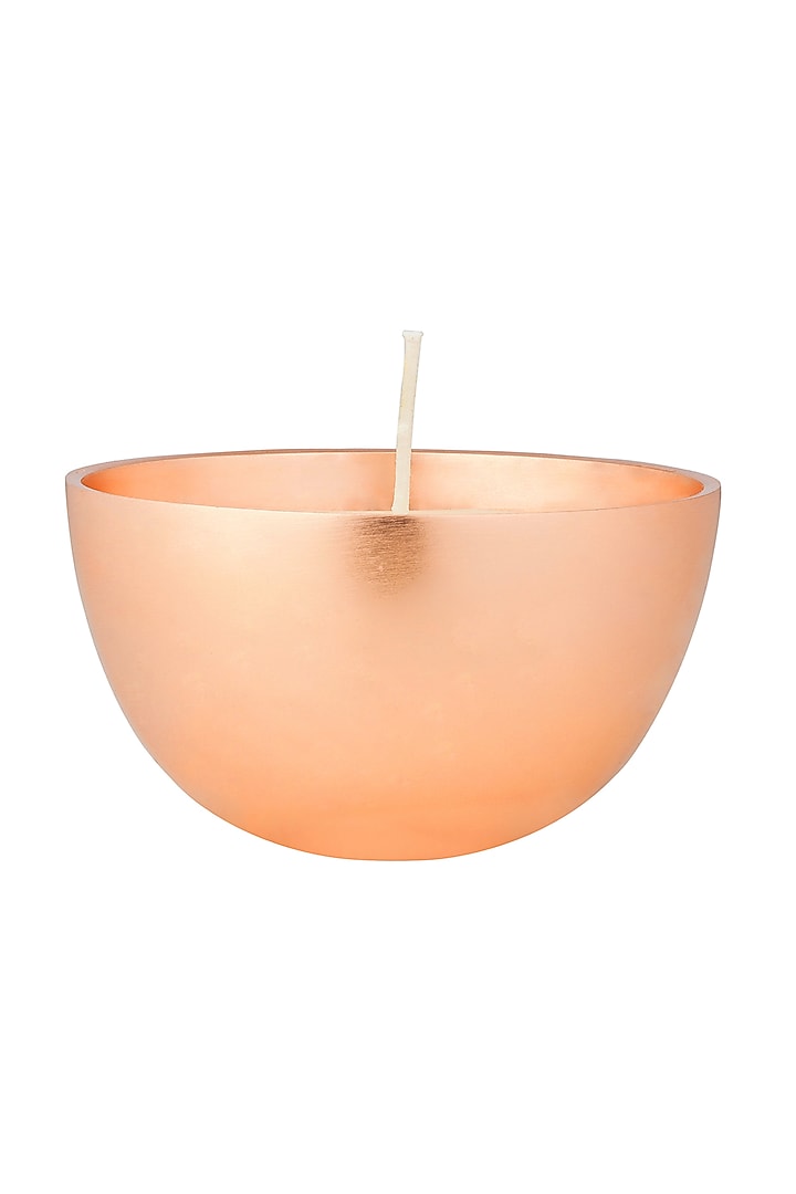 Rose Gold Apple Shaped Candle by Conscious Co at Pernia's Pop Up Shop