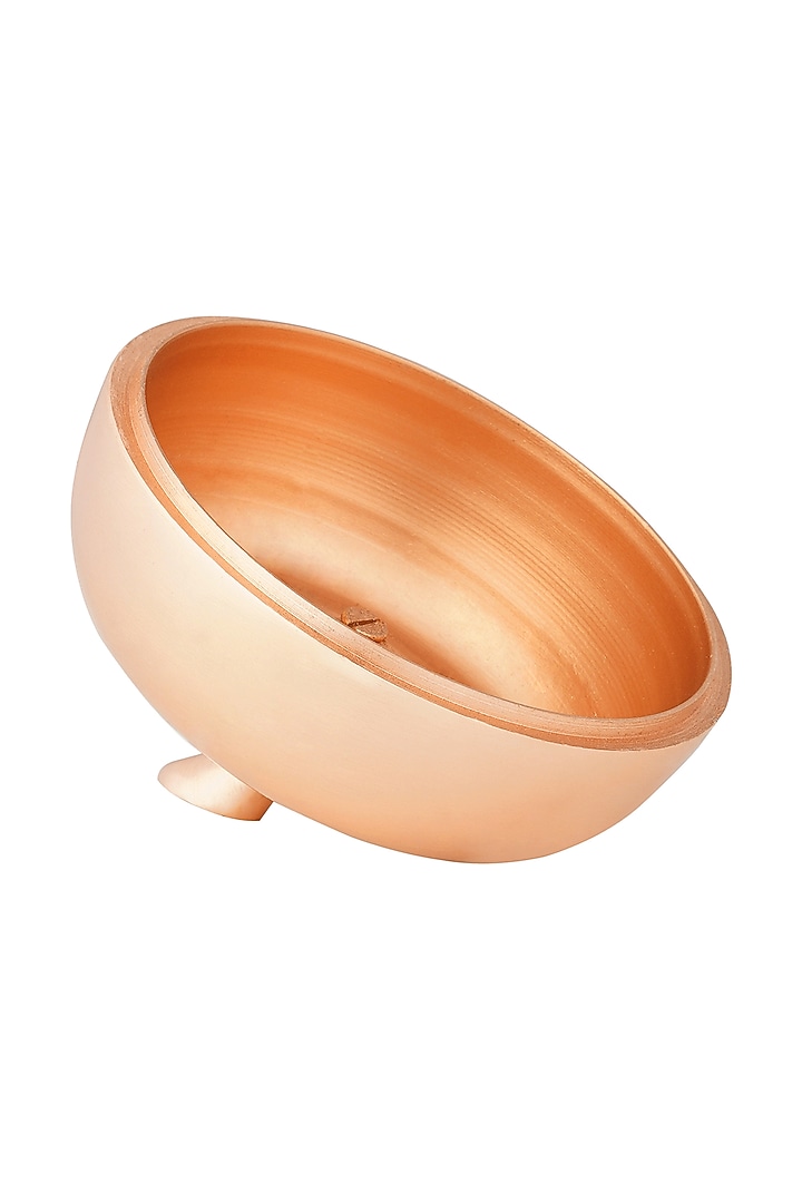 Rose Gold Apple Shaped Candle by Conscious Co at Pernia's Pop Up Shop