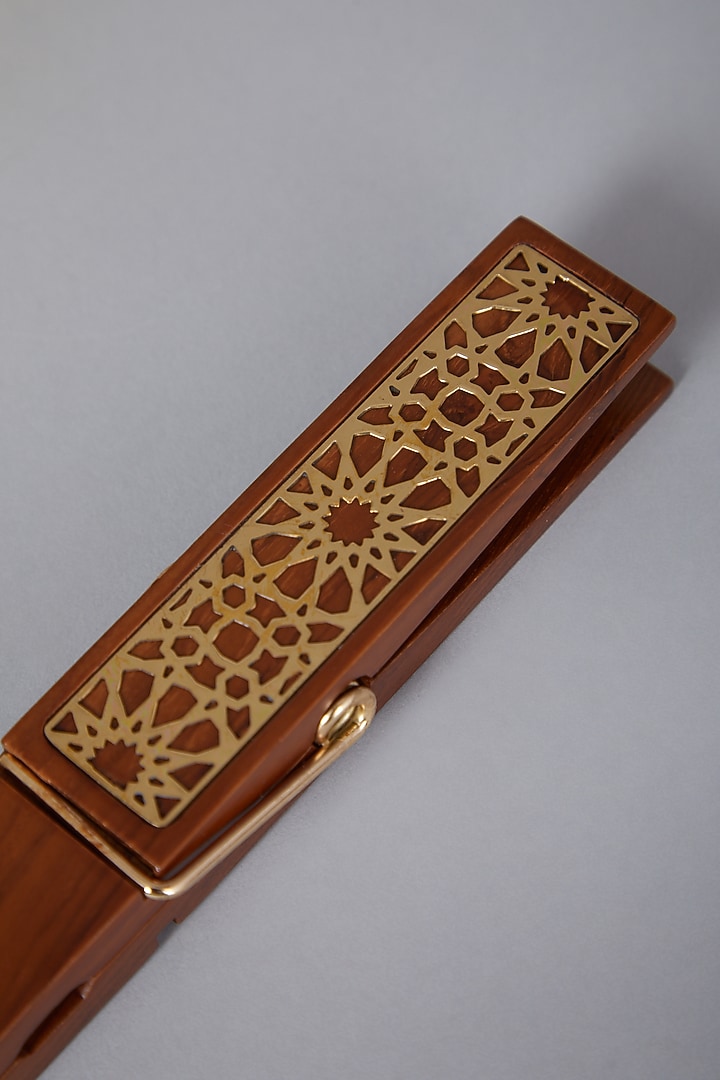 Teakwood Brown Stationery Set (Set of 4) by Conscious Co at Pernia's Pop Up Shop