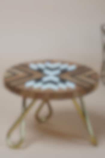 Brown Wooden & Metal Cake Stand by Conscious Co  at Pernia's Pop Up Shop