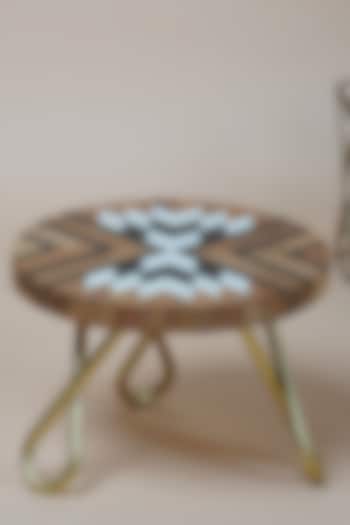Brown Wooden & Metal Cake Stand by Conscious Co 