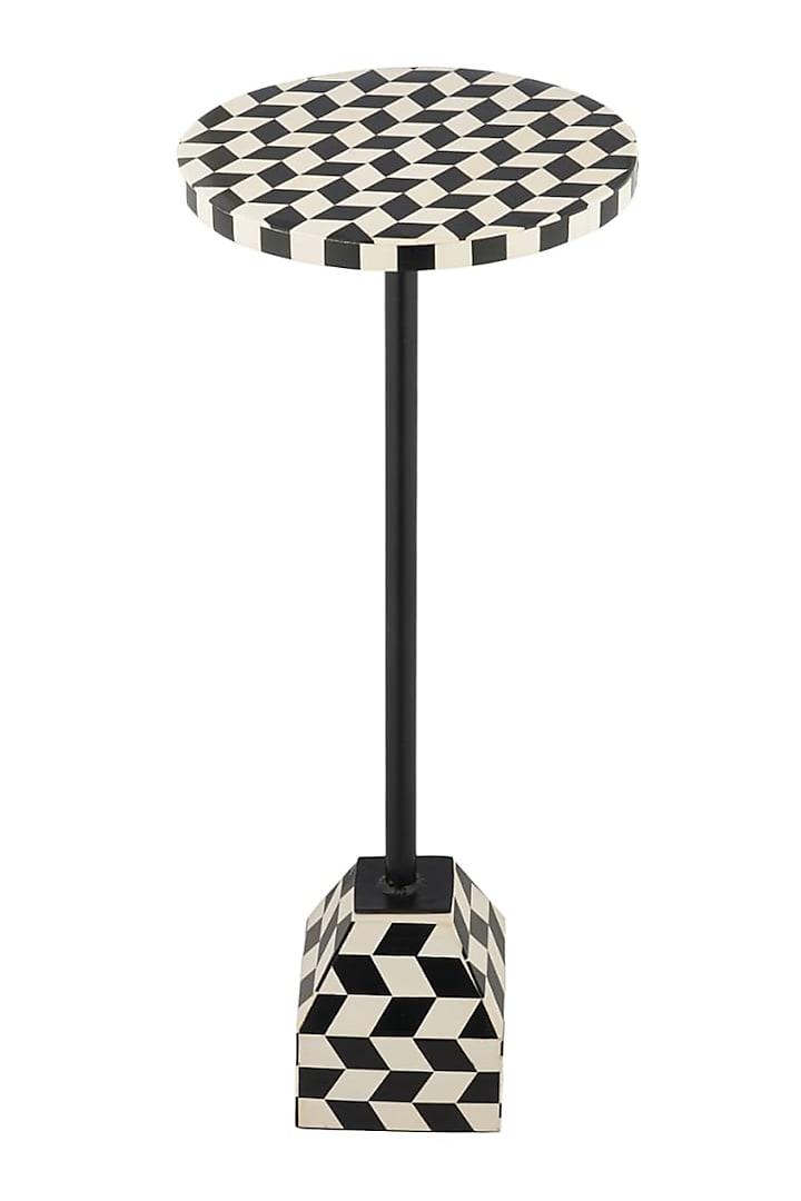 Black & White Metal Table by Conscious Co 