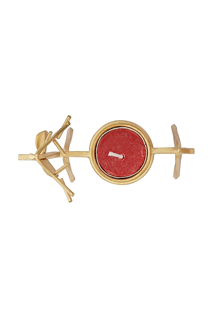 Matt Gold Iron Tealight Candle Holder (Set of 2) by Conscious Co at Pernia's Pop Up Shop