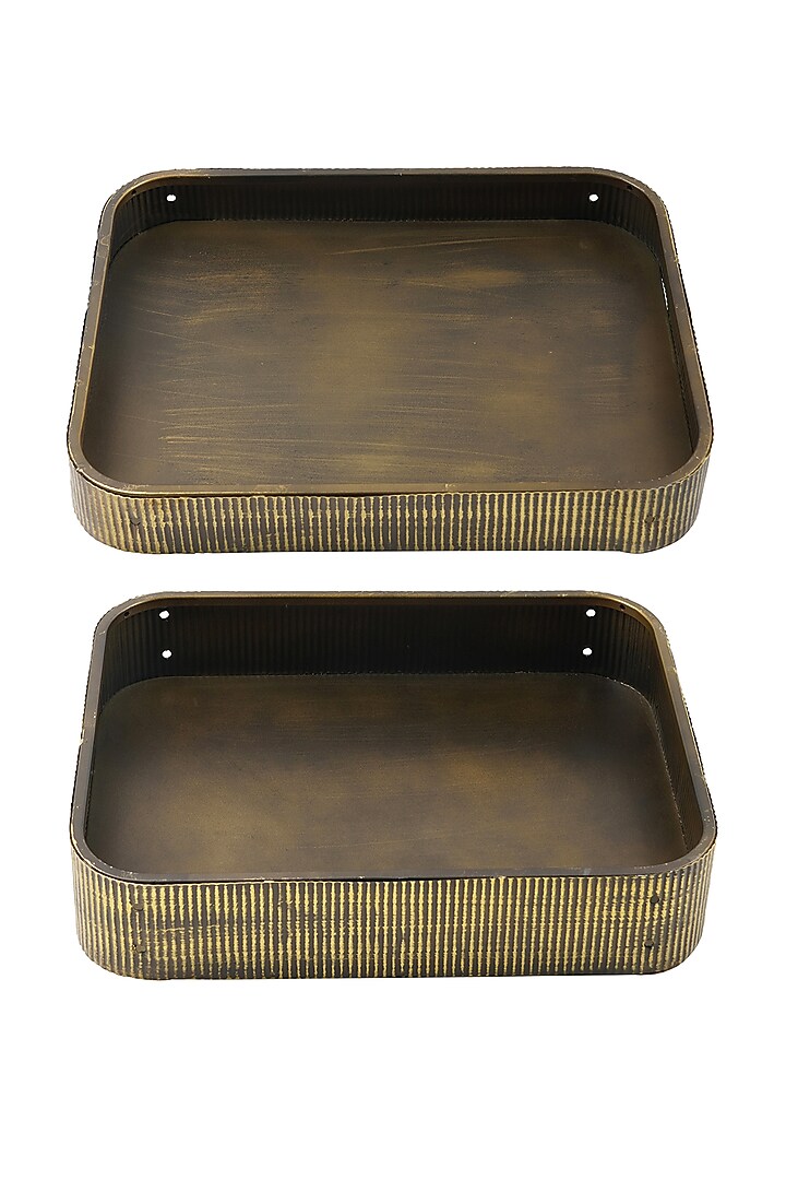 Antique Gold Iron Butlers Serving Trolley by Conscious Co at Pernia's Pop Up Shop