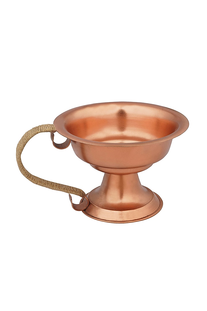 Rose Gold Metal & Copper Dhuna With Tong by Conscious Co at Pernia's Pop Up Shop