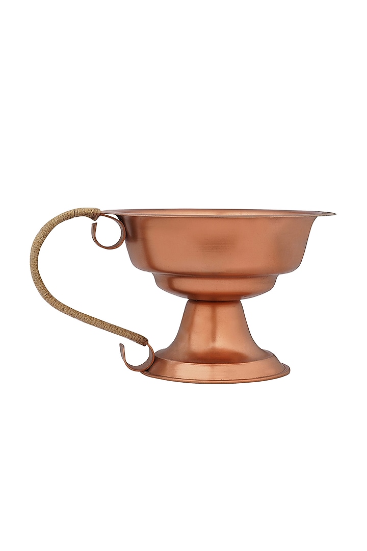 Rose Gold Metal & Copper Dhuna With Tong by Conscious Co at Pernia's Pop Up Shop