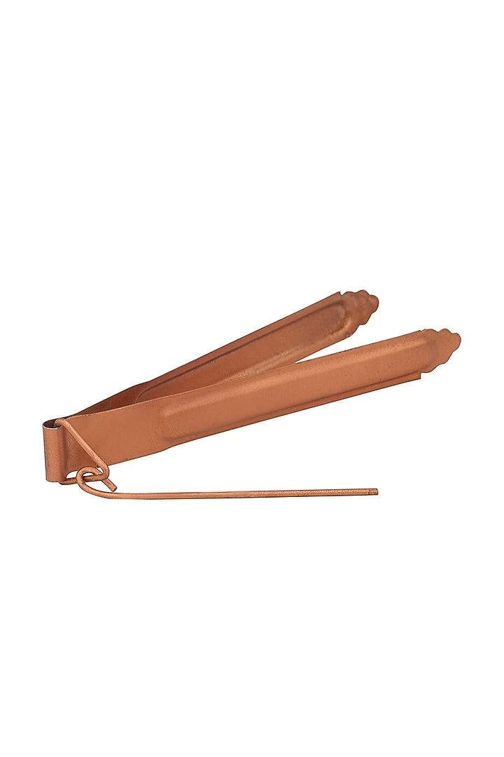 Rose Gold Metal & Copper Dhuna With Tong by Conscious Co at Pernia's Pop Up Shop