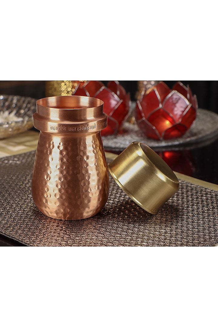Copper & Gold Water Storage Carafe by Conscious Co