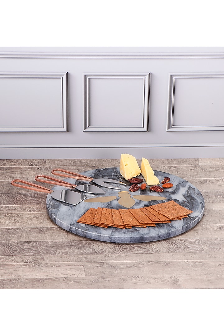Black Marble Cheese Platter by Conscious Co at Pernia's Pop Up Shop