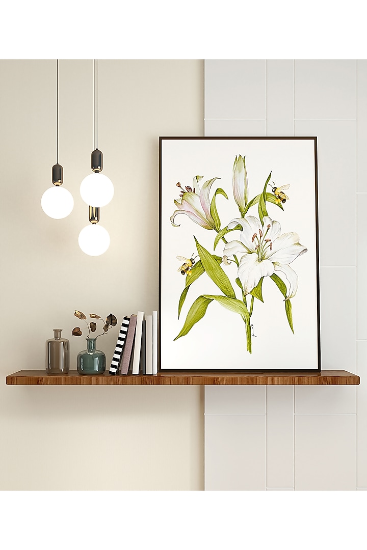 Lily Of The Valley Wall Art Print by Conscious Co