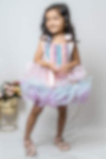Multi-Colored Ruffled Skirt Set For Girls by COCO