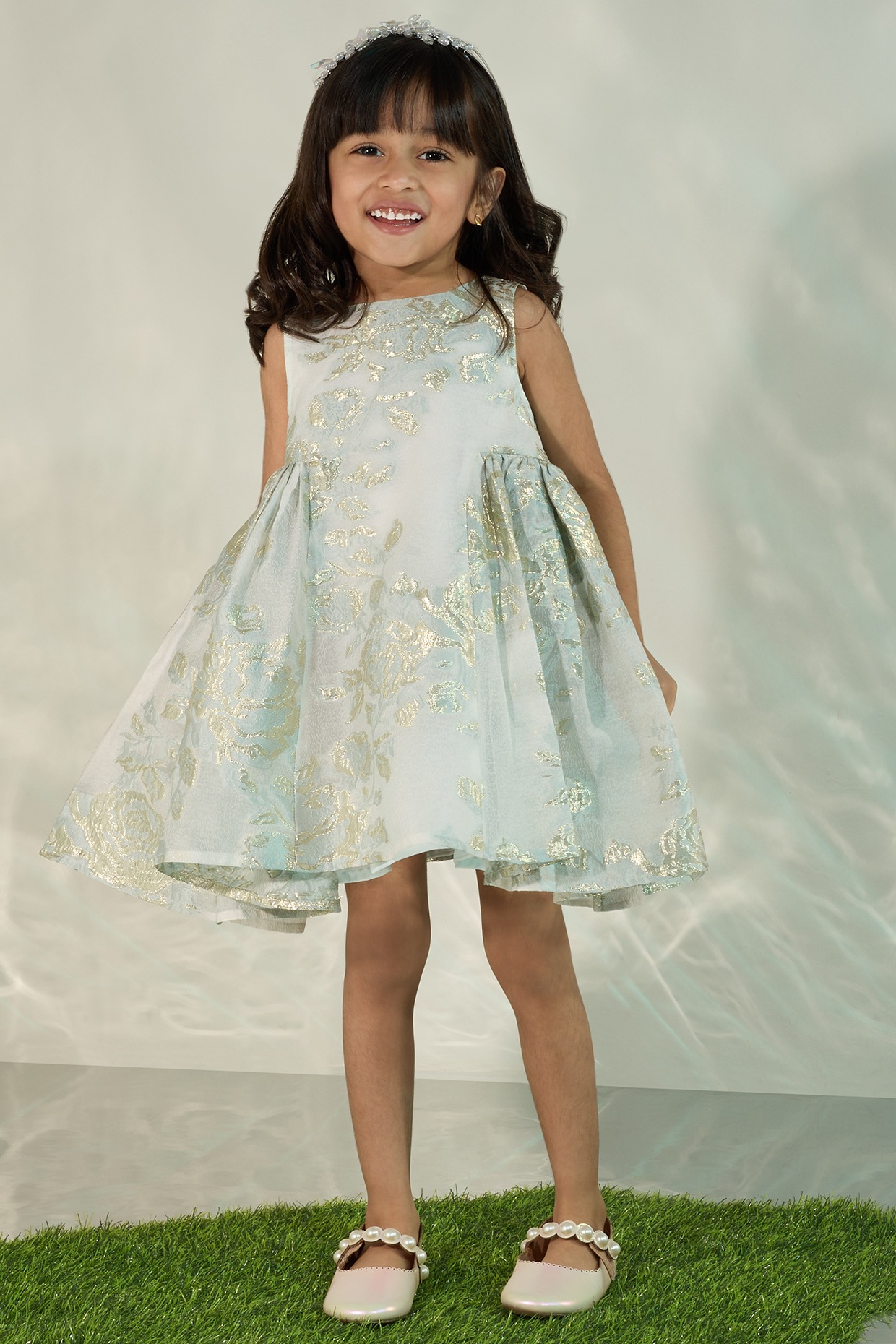 slim fit dress slacks Off The Shoulder Brocade Fit And Flare Gown