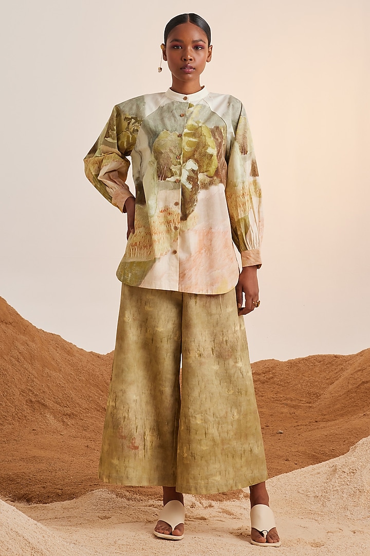 Multi-Colored Pure Cotton Printed Co-Ord Set by Cord at Pernia's Pop Up Shop