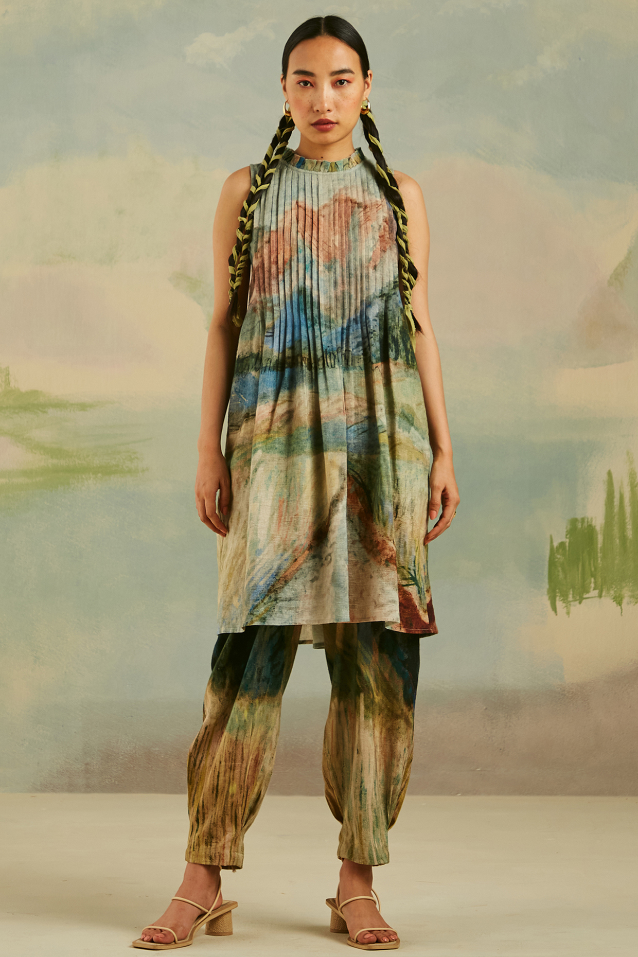 Multi-Colored Printed Tunic by Cord at Pernia's Pop Up Shop