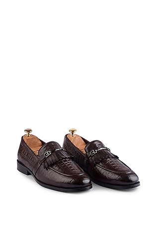 Brown Leather Loafers by Cordwainers