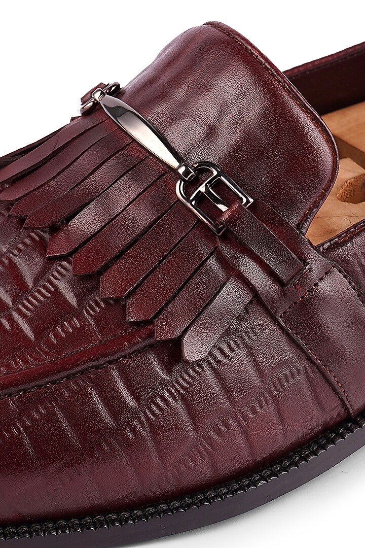 Brown Leather Loafers by Cordwainers at Pernia's Pop Up Shop
