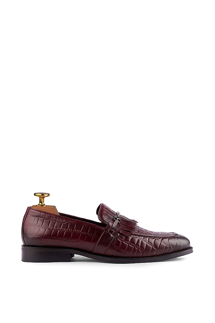 Brown Leather Loafers by Cordwainers at Pernia's Pop Up Shop