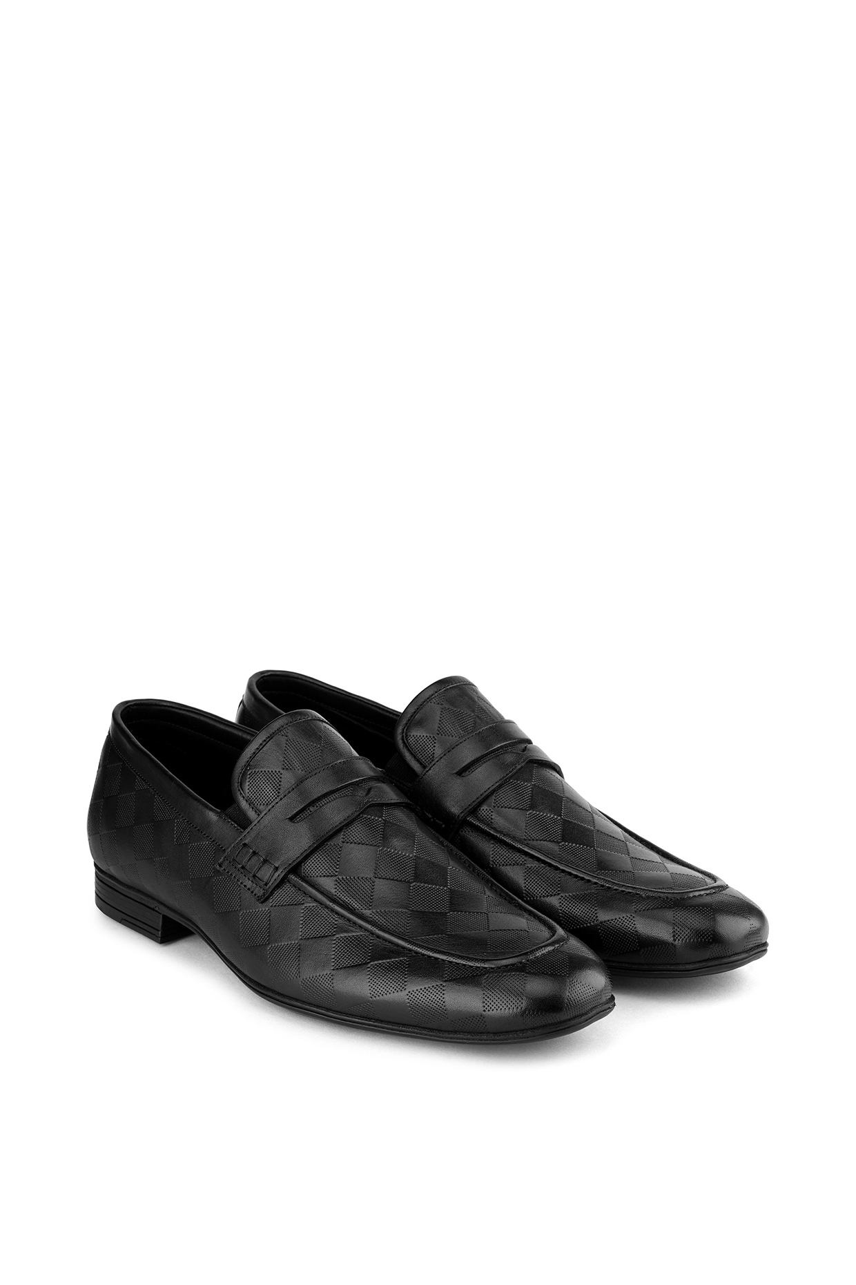 Black Leather Loafers by Cordwainers