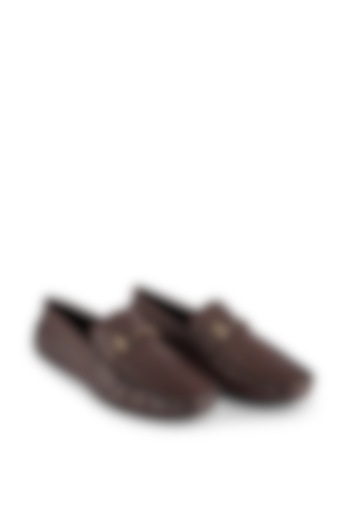 Coffee Brown Leather Loafers by Cordwainers