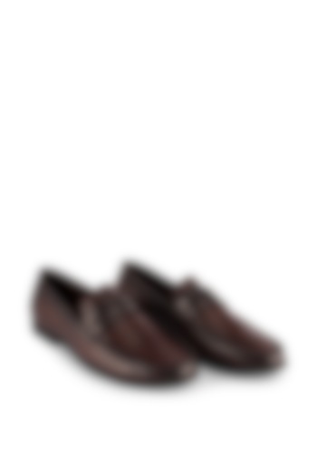 Dark Brown Leather Loafers by Cordwainers