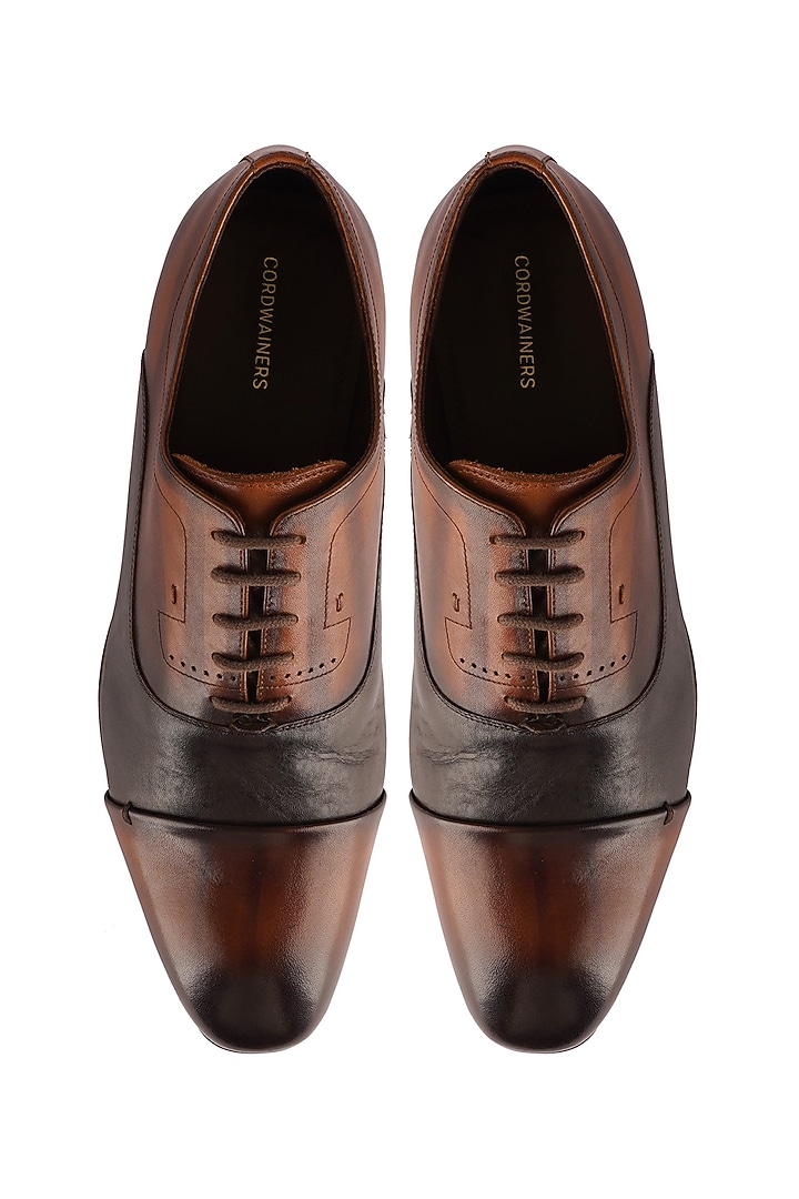 Tan Brown Leather Loafers by Cordwainers at Pernia's Pop Up Shop