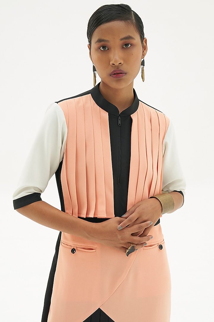 Multi Colored Color Blocked Summer Dress by Corpora Studio at Pernia's Pop Up Shop