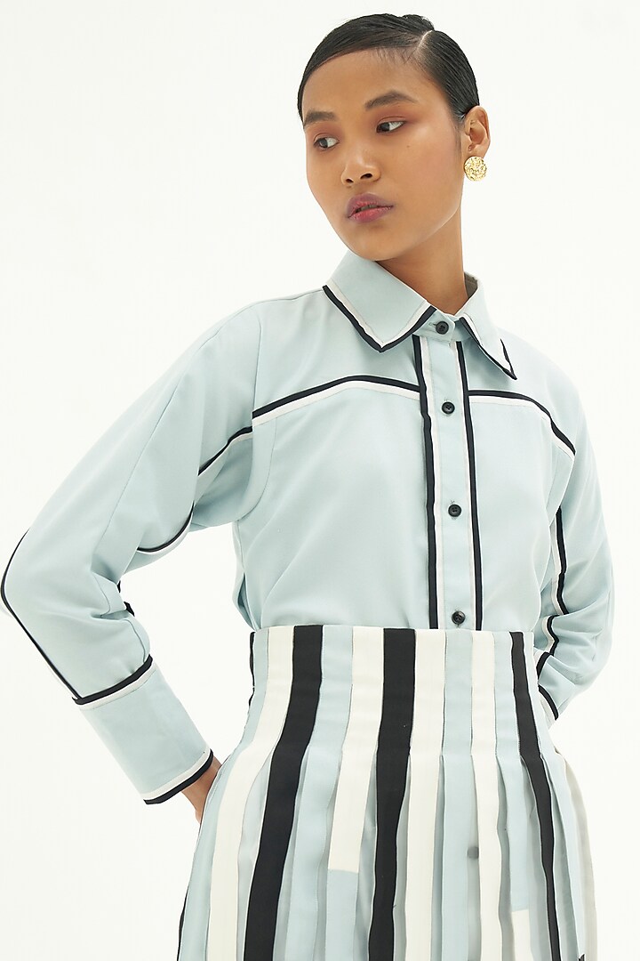 Multi Colored Pleated Skirt by Corpora Studio at Pernia's Pop Up Shop