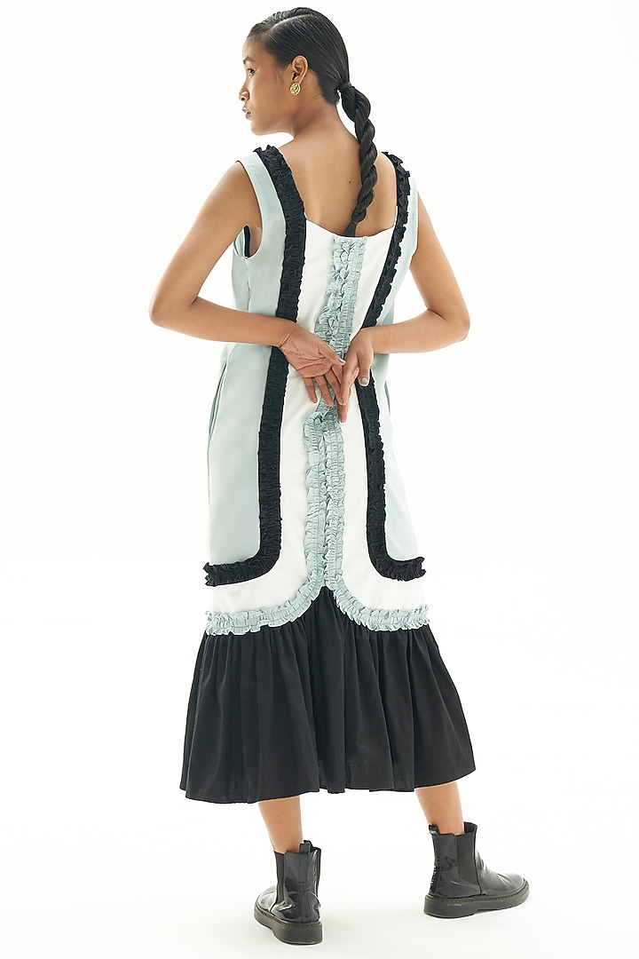 Multi Colored Frilled Summer Dress by Corpora Studio at Pernia's Pop Up Shop