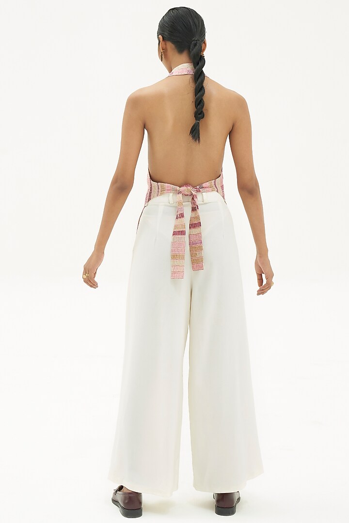 Pink Backless Top by Corpora Studio at Pernia's Pop Up Shop
