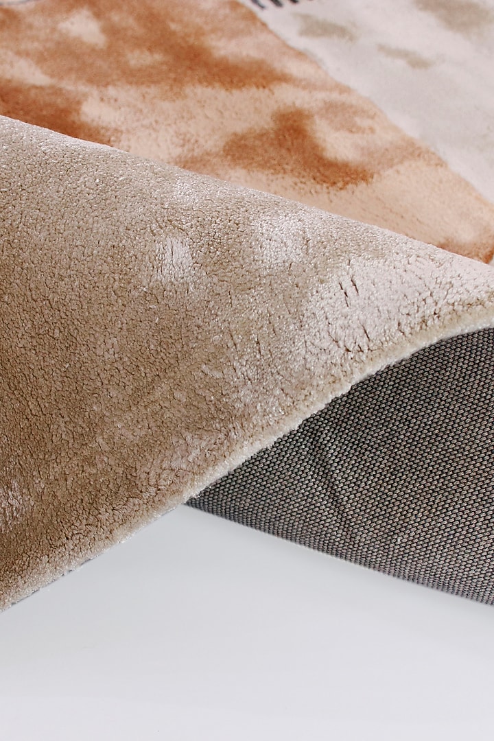 Ivory Hand-Tufted Rug With Multi-Colored Patterns by The blue knot at Pernia's Pop Up Shop