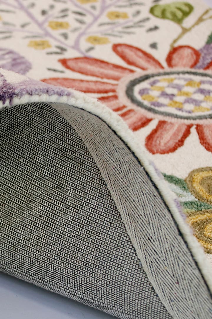 Ivory Hand-Tufted Rug In RWS Certified Wool by The blue knot at Pernia's Pop Up Shop