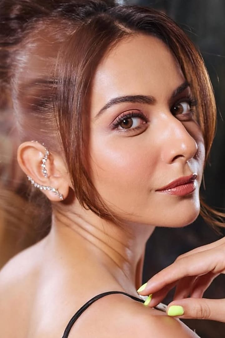 White Rhodium Finish Gold Swarovski Crystal Earcuffs (Set Of 2) by ESME at Pernia's Pop Up Shop