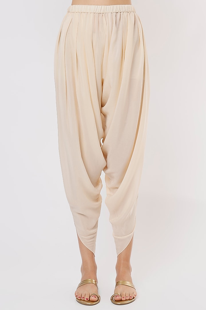 Beige Printed Cape set by CHARU PARASHAR at Pernia's Pop Up Shop