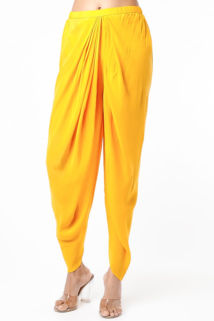 Yellow Digital Printed Jacket Set by CHARU PARASHAR at Pernia's Pop Up Shop