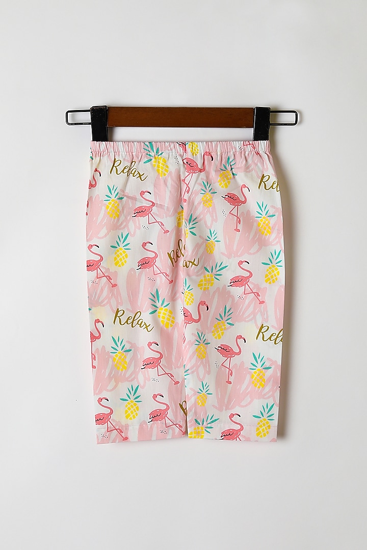 Pink Printed Shirt & Pants by Caramel Coves at Pernia's Pop Up Shop