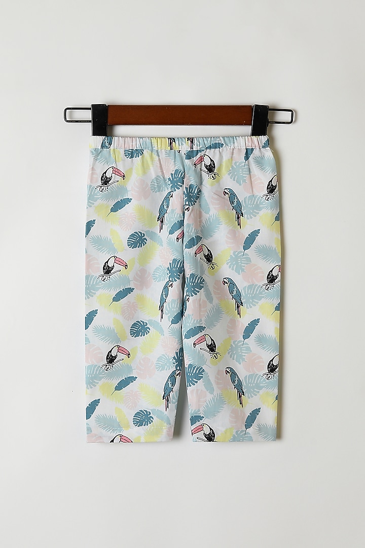 Blue Printed Shirt With Pants by Caramel Coves at Pernia's Pop Up Shop
