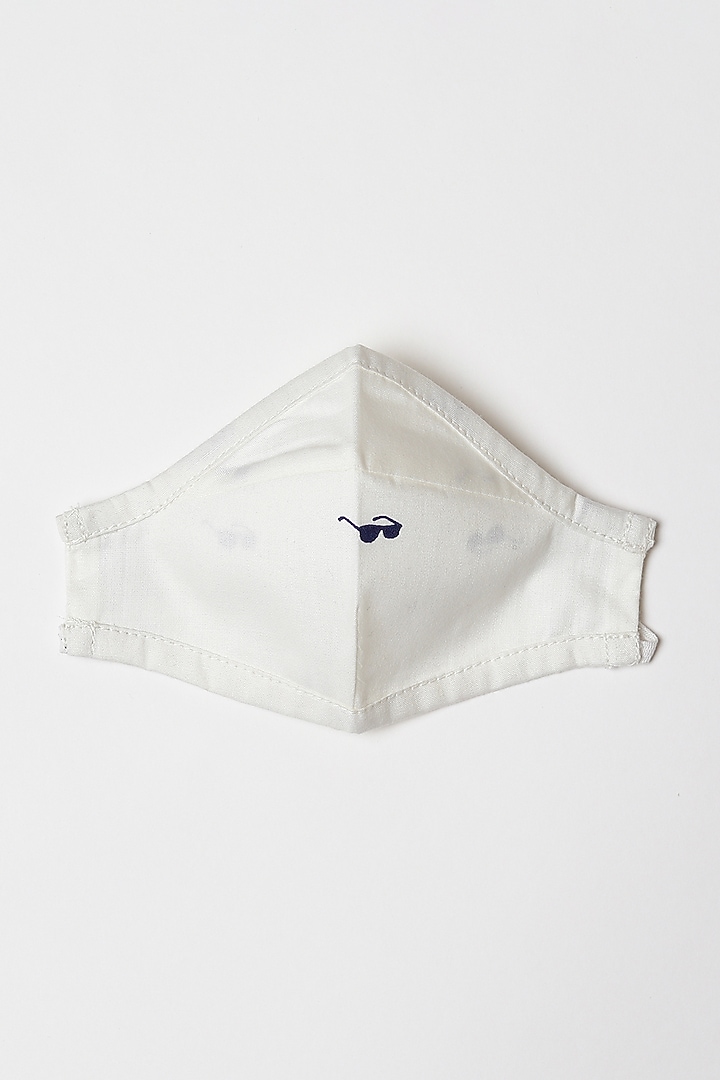 White Specs Printed Shirt & Pants by Caramel Coves at Pernia's Pop Up Shop