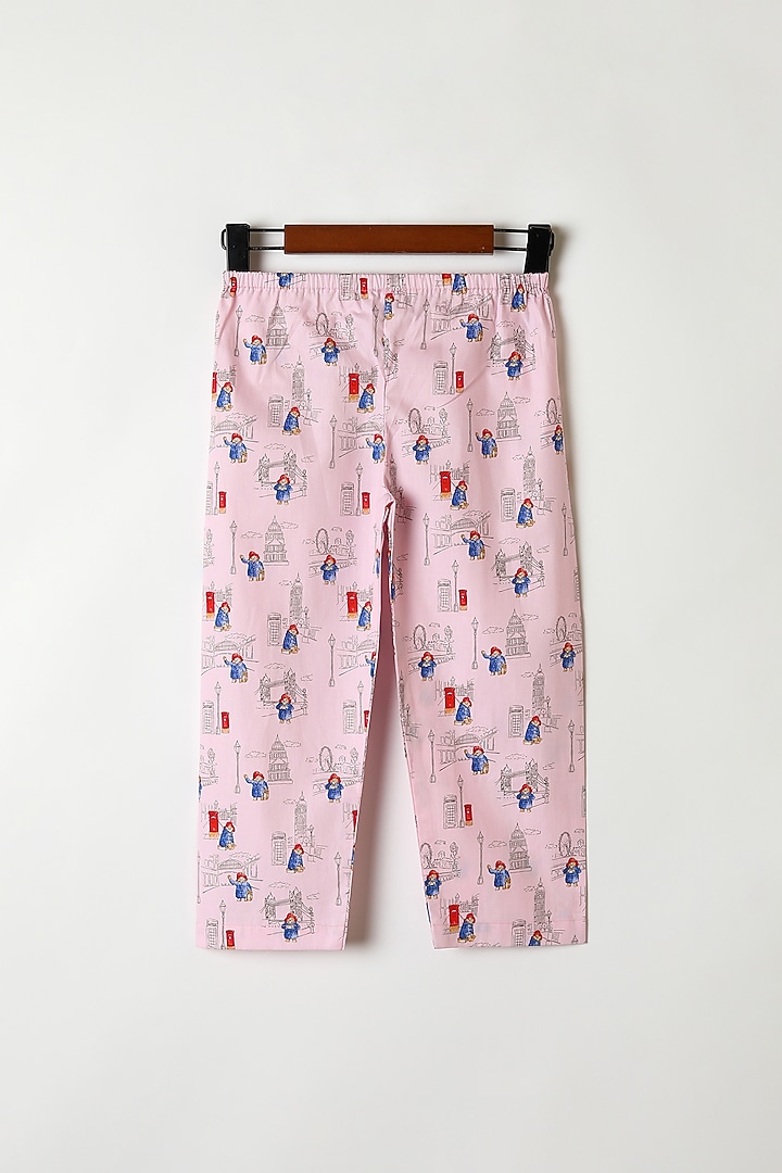 Pink Cotton Printed Shirt & Pants by Caramel Coves at Pernia's Pop Up Shop