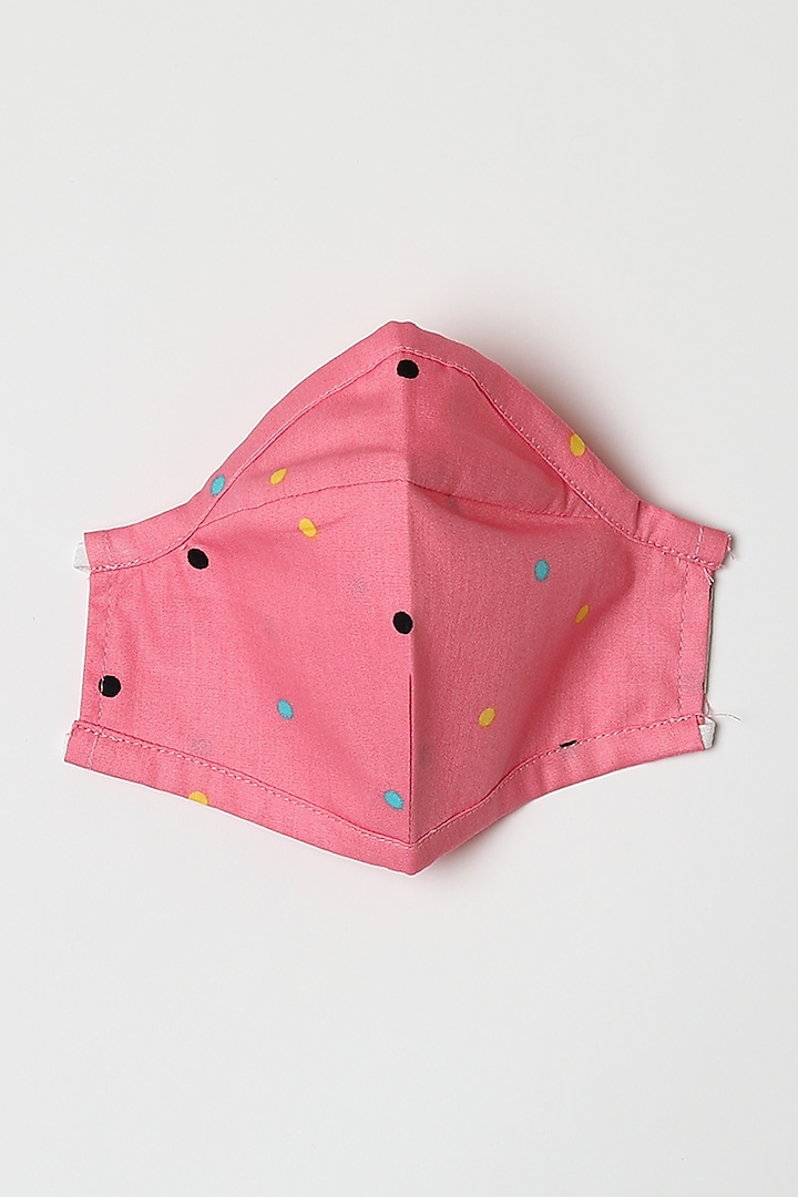 Pink Polka Dots Printed Shirt & Pants by Caramel Coves at Pernia's Pop Up Shop