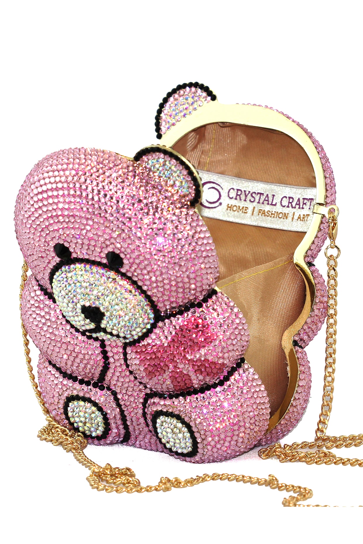 Teddy bear clutch online bag