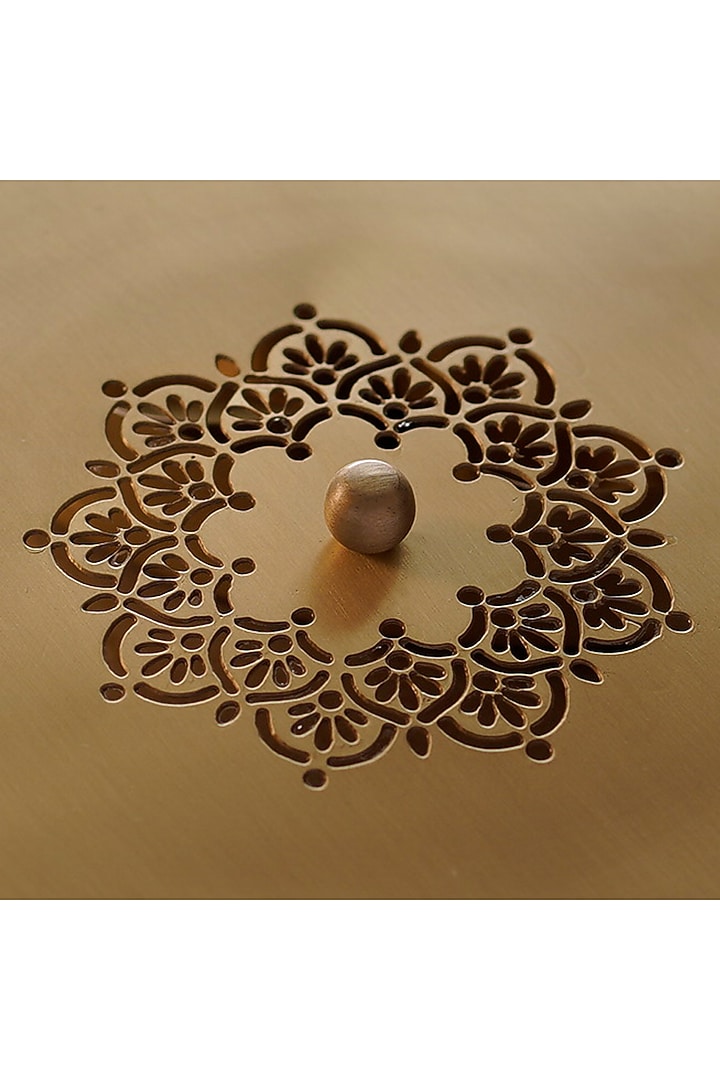 Gold Brass Handcrafted Samagridan by Courtyard at Pernia's Pop Up Shop