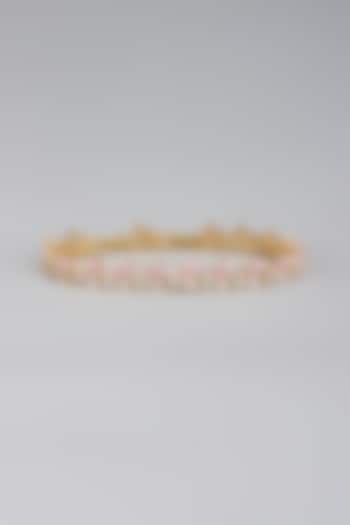 Gold Plated Austrian Crystal Bracelet by CRYSTALYNA