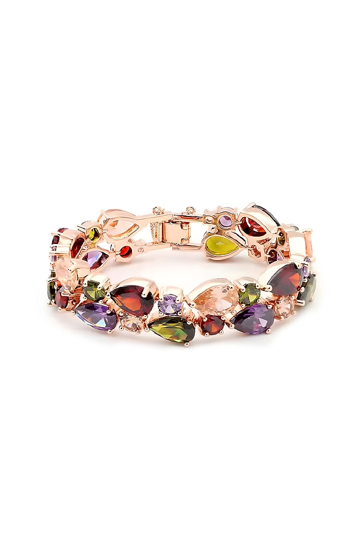 Gold Plated Austrian Swarovski Crystal Bracelet by CRYSTALYNA at Pernia's Pop Up Shop