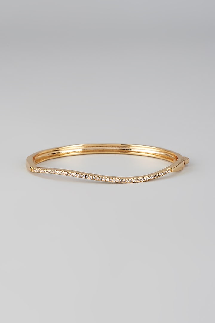 Gold Plated Crystal & Zircon Bracelet by CRYSTALYNA at Pernia's Pop Up Shop