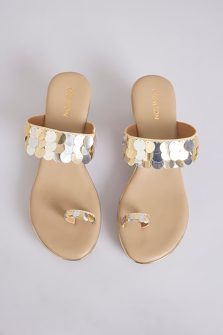 Taupe Faux Leather Heels by Crimzon at Pernia's Pop Up Shop
