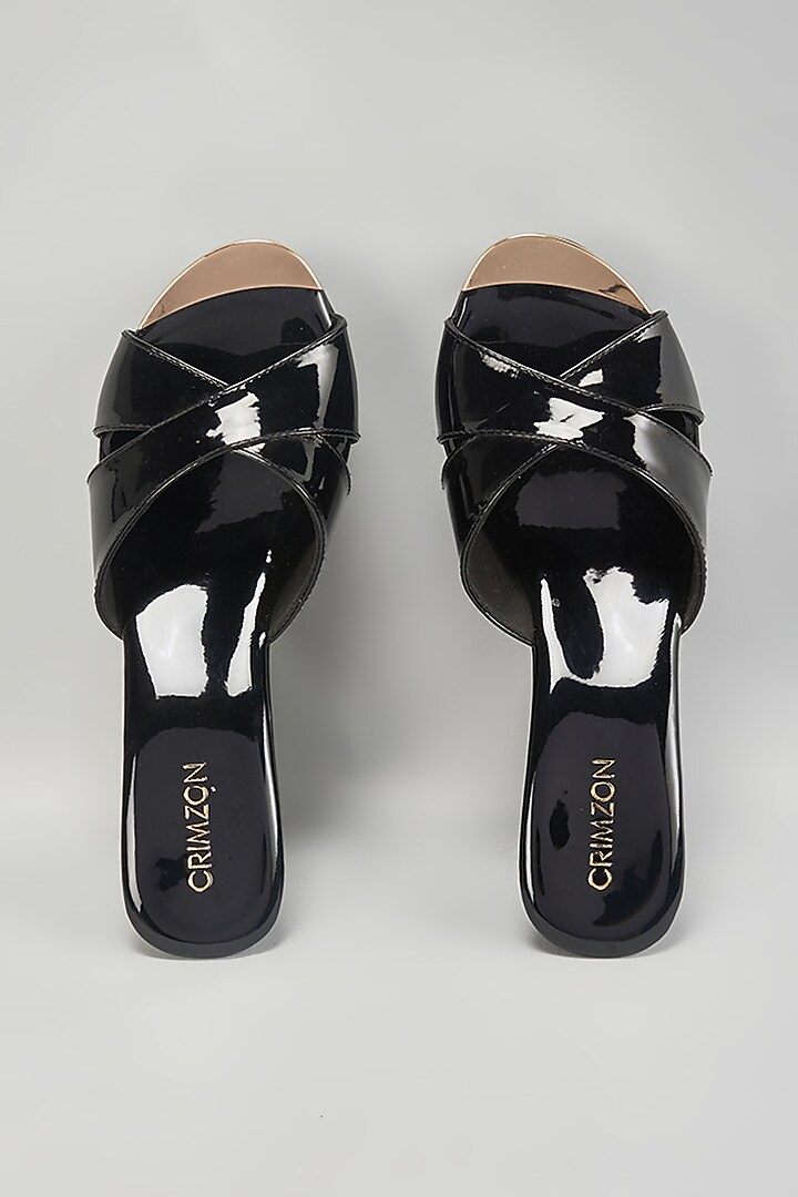 Black Suede Wedges by Crimzon at Pernia's Pop Up Shop