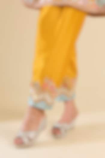 Rose Gold Faux Leather Criss Cross Wedges by Crimzon at Pernia's Pop Up Shop