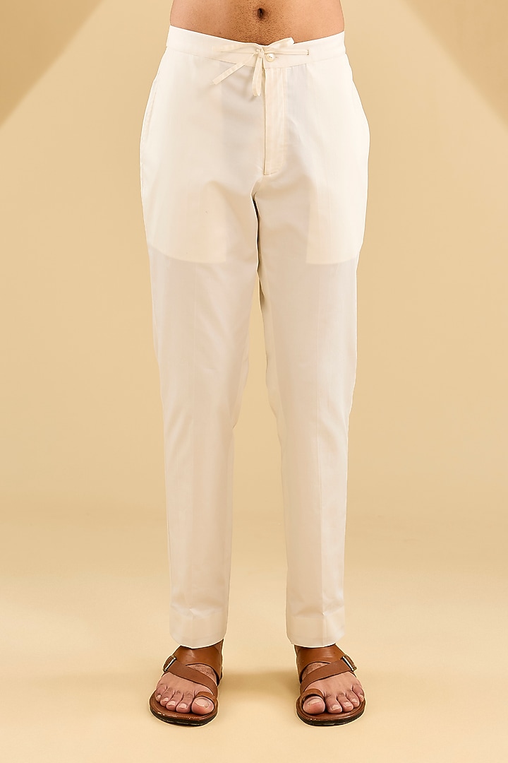 Mustard Chanderi Hand Embroidered Kurta Set by Countrymade at Pernia's Pop Up Shop